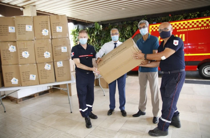 Le SDIS récupère sa dotation de masques au Département