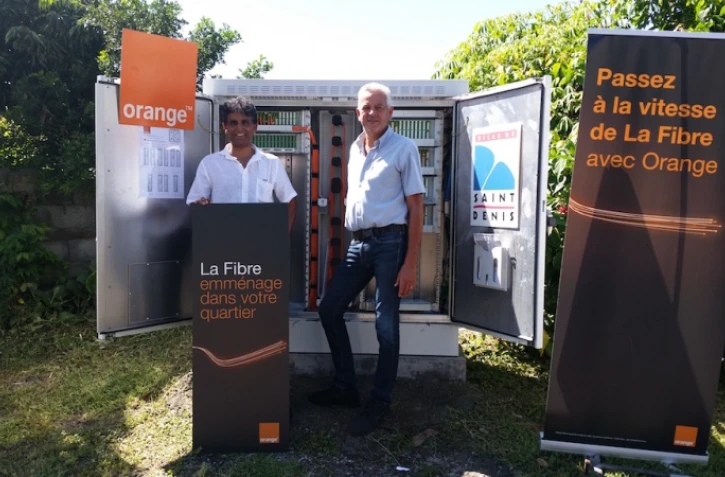 Fibre optique - Orange