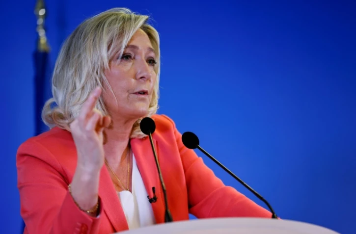 Marine Le Pen le 29 janvier 2021 à Nanterre
