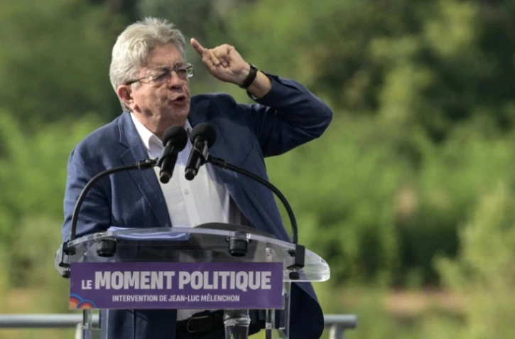 Le leader de La France insoumise Jean-Luc Mélenchon