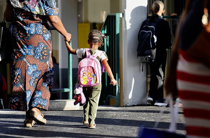 Rentrée scolaire 2018 école élémentaire Eugène Dayot Rivière des Galets, au Port