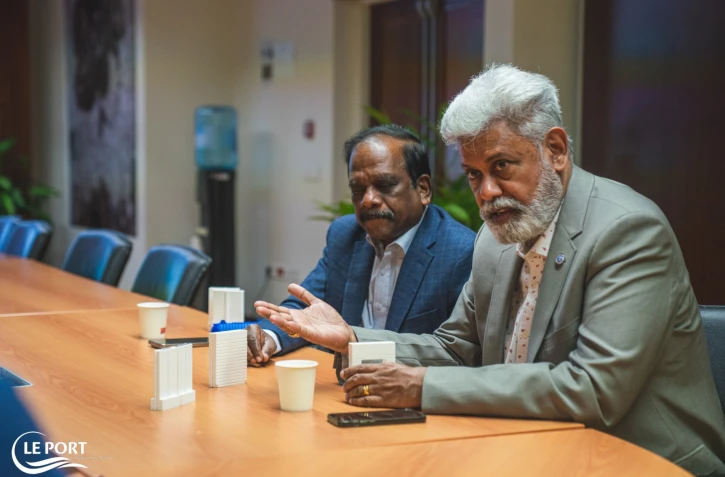 Le Port : échanges avec un entrepreneur indien dans le cadre de la gestion durable de l'eau