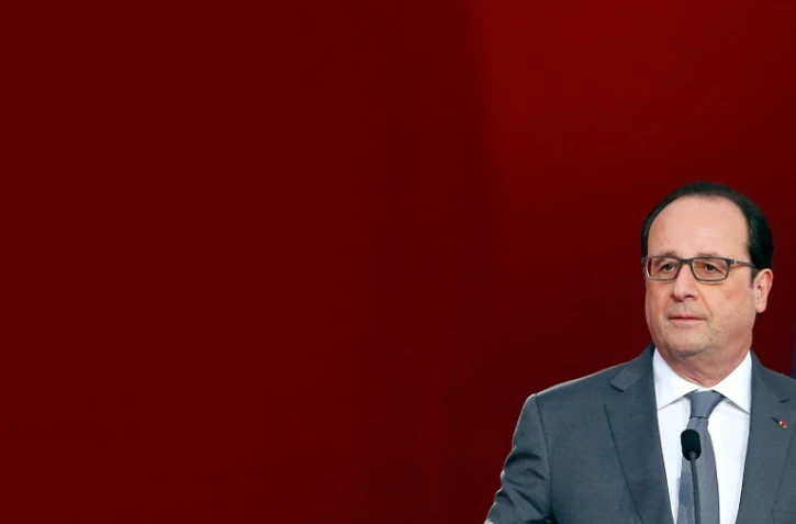 Le président François Hollande, le 5 février 2016 à Bordeaux