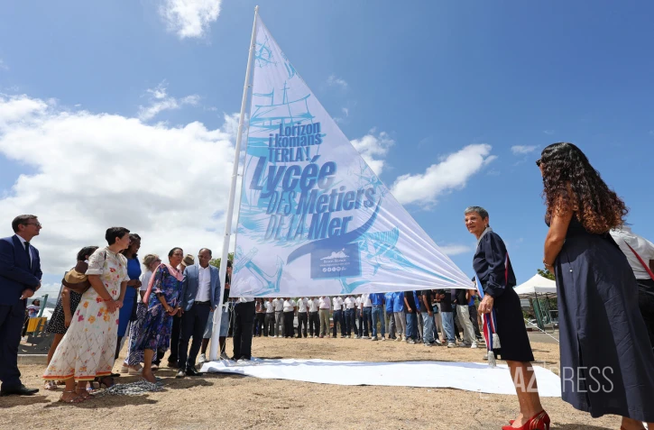 Première pierre du futur lycée des métiers de la mer
