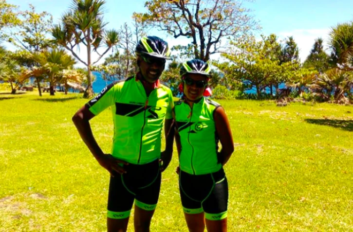 Geneviève Ramtanon et Didier Sinamalé