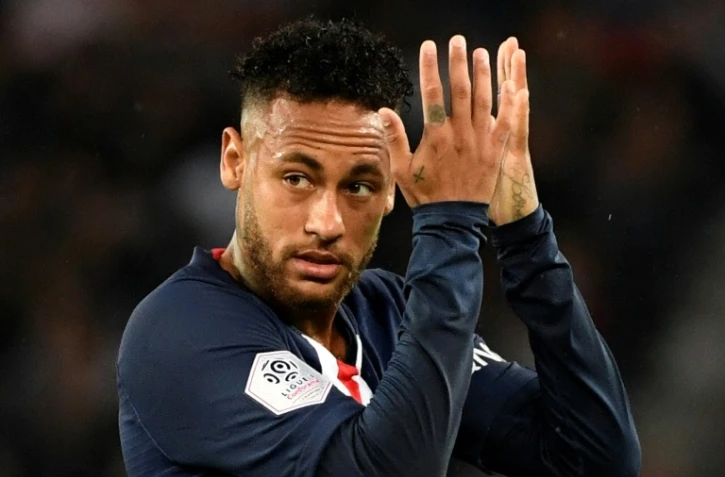 Neymar avec le PSG, lors de la réception du Stade de Reims, le 25 septembre 2019 au Parc des Princes