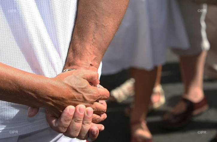 Marche blanche soldat Chan-Ashing