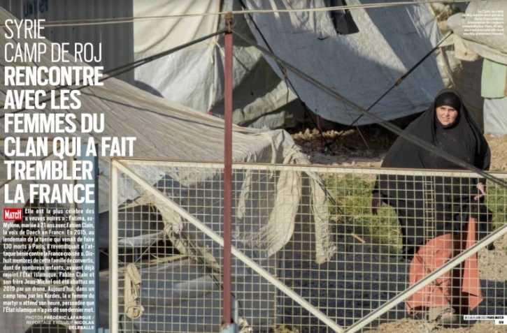 article Paris Match 16 juin 2021 veuves des frères clain