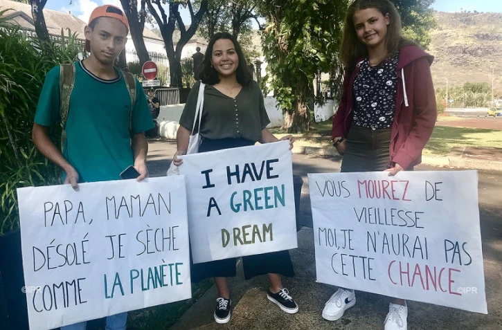 Jeunes mobilisés pour le climat