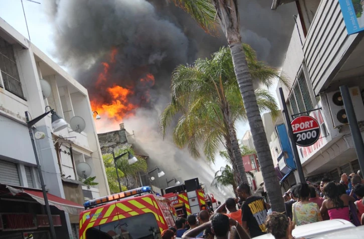 Incendie Ă Saint-Pierre