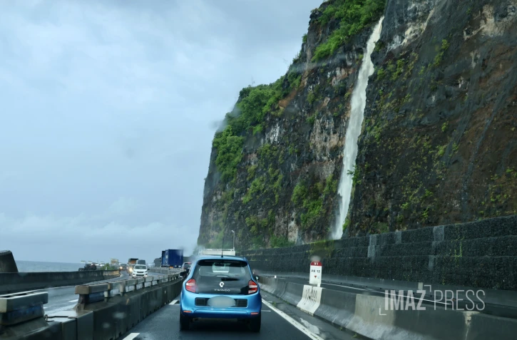 pluie route du littoral