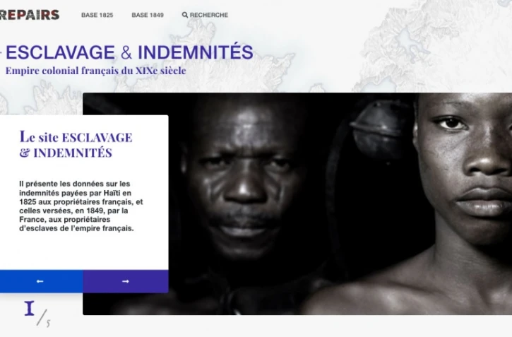 Repairs, le site qui répertorie les anciens propriétaires d'esclaves