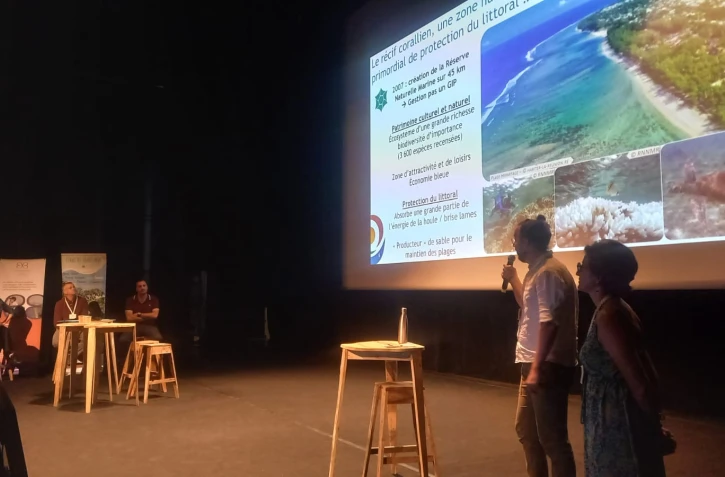 Intervention des agents Gemapi du Territoire de l'Ouest au séminaire Ramsar