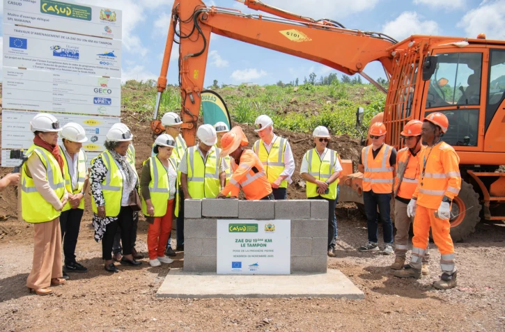 Casud : le chantier de la ZAE du 19ème km au Tampon a démarré