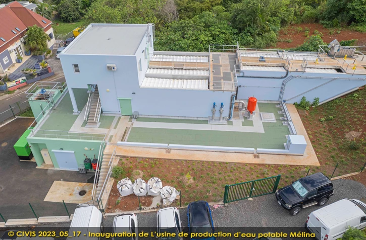La Civis inaugure de l’usine de production d’eau potable des Avirons