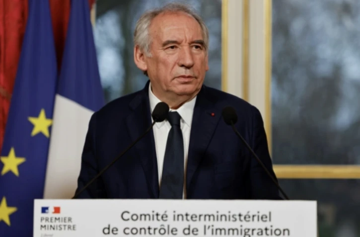 François Bayrou le 26 février 2025, à Paris ( AFP / Ludovic MARIN )