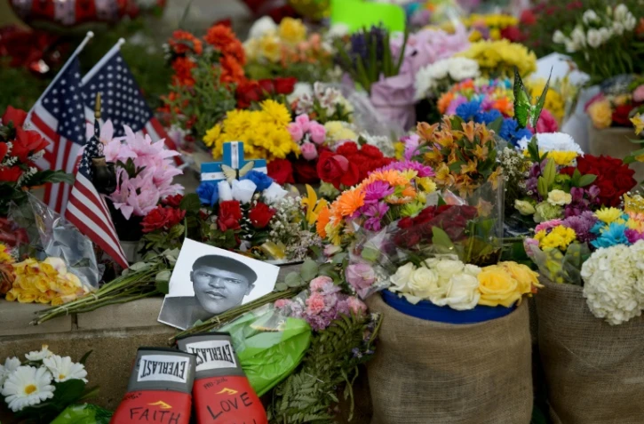 Le mémorial de Mohamed Ali à Louisville, aux Etats-Unis, le 6 juin 2016