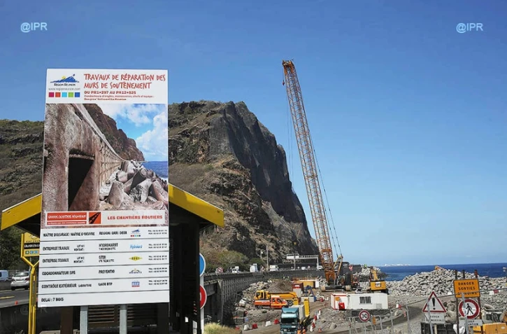 travaux route du littoral 