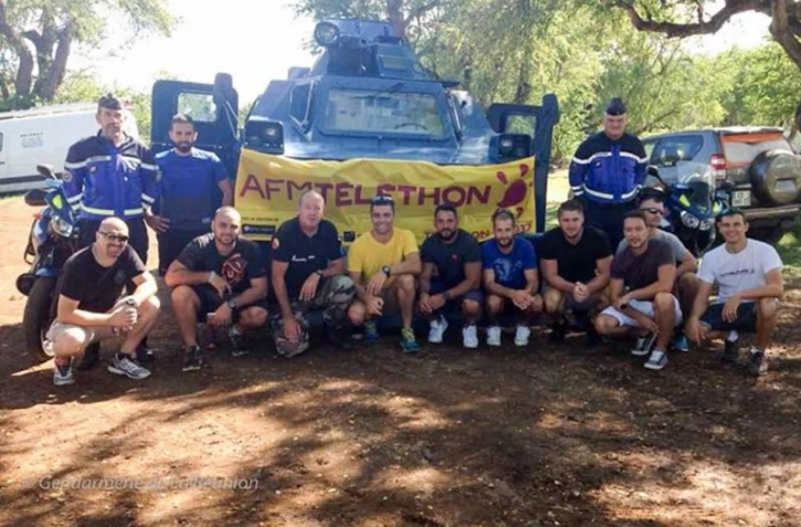 Les gendarmes relèvent aussi le challenge du Téléthon