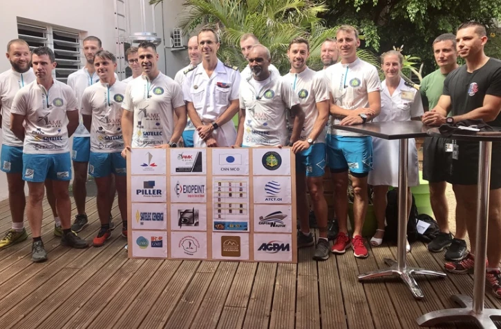 Coureurs de la base navale au Grand Raid