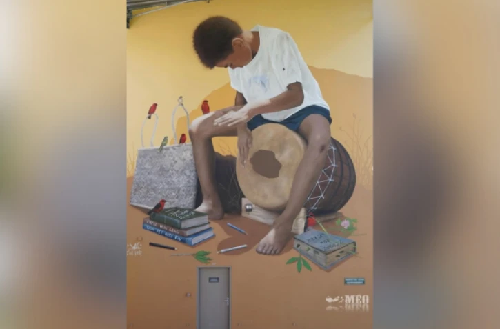 La fresque de Méo fait polémique au lycée Vincendo de Saint-Joseph
