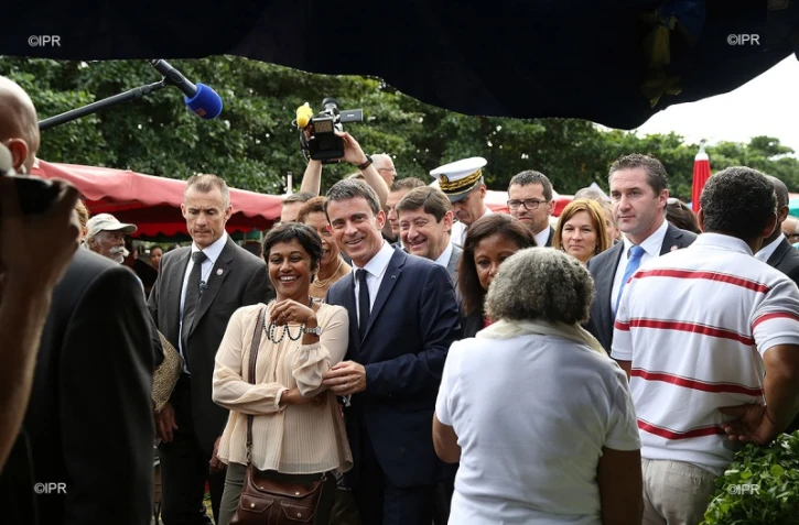 Ericka Bareigts et Manuel Valls 