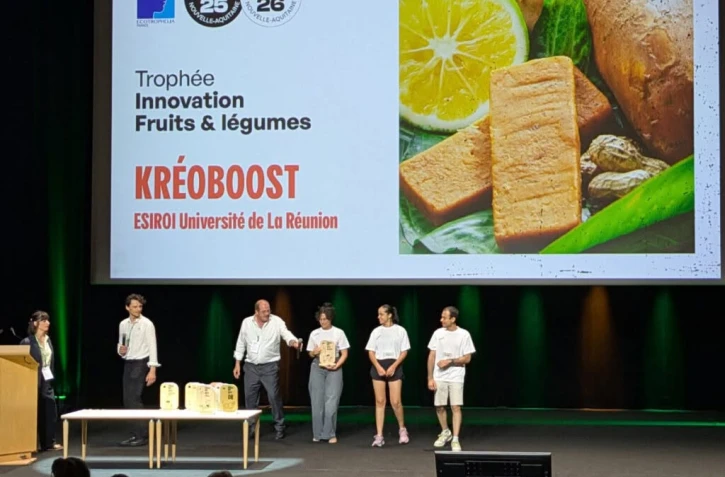 Saint-Pierre : le KréoBoost" des étudiants de l'Esiroi a séduit les jurys de l' Ecotrophelia France