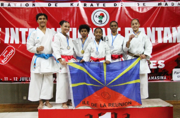 Karaté : les Réunionnais brillent lors de la Coupe internationale de Tananarive