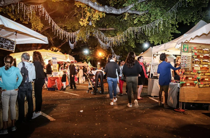 Objectif zéro plastique marché de nuit de saint-denis