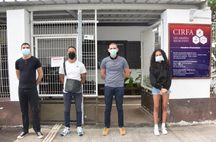  Quatre réunionnais intègrent l'école nationale des sous-officiers d'active de Saint-Maixent