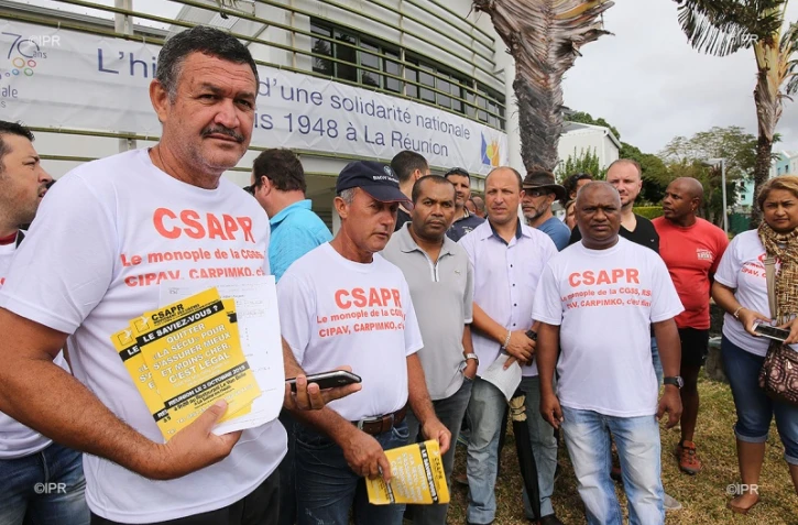 Manifestation contre le RSI
