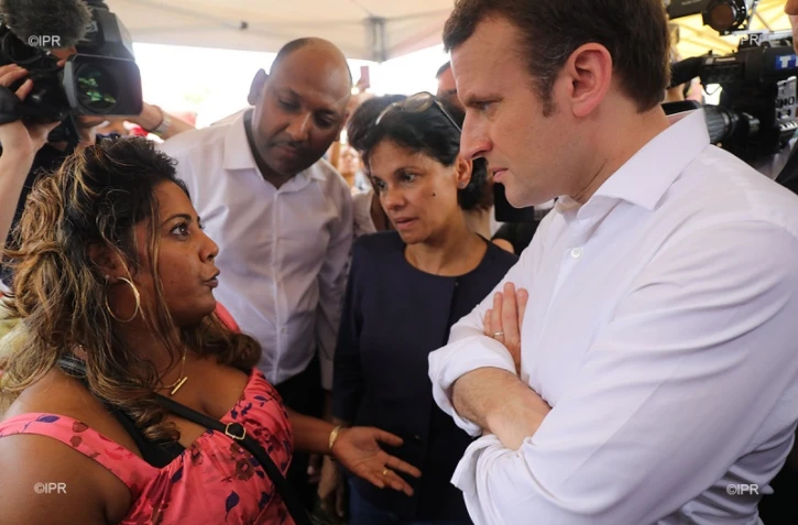 Emmanuel Macron en visite à La Réunion