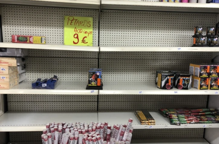 Penurie feux artifice