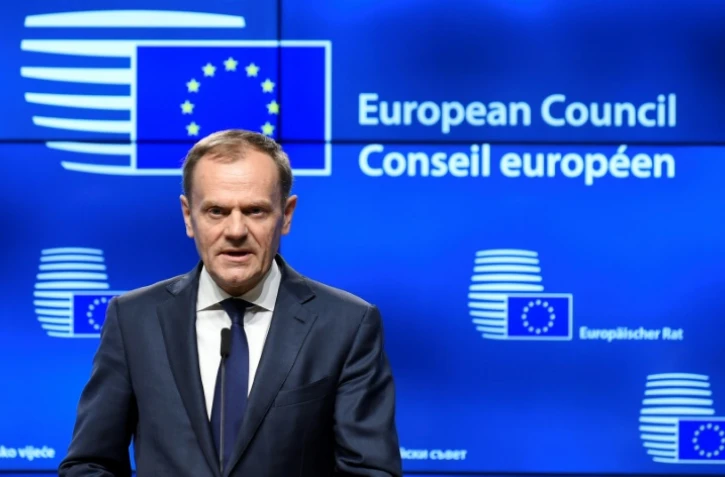 Le président du Conseil européen Donald Tusk, le 8 mars 2017 à Bruxelles