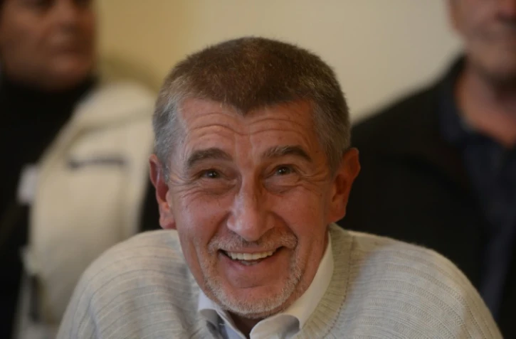 Le milliaire tchèque Andrej Babis, le 4 octobre 2017, à Vsetaty, près de Prague