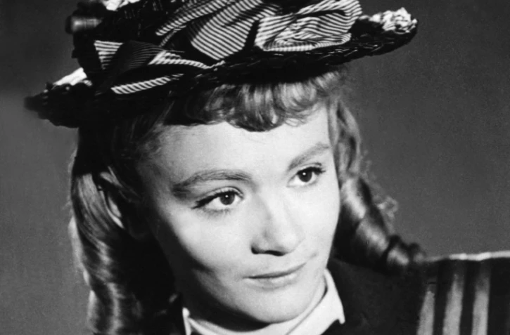 Portrait non daté de l'actrice française Danièle Delorme