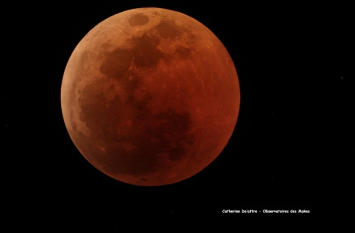 Eclipse lunaire totale Réunion