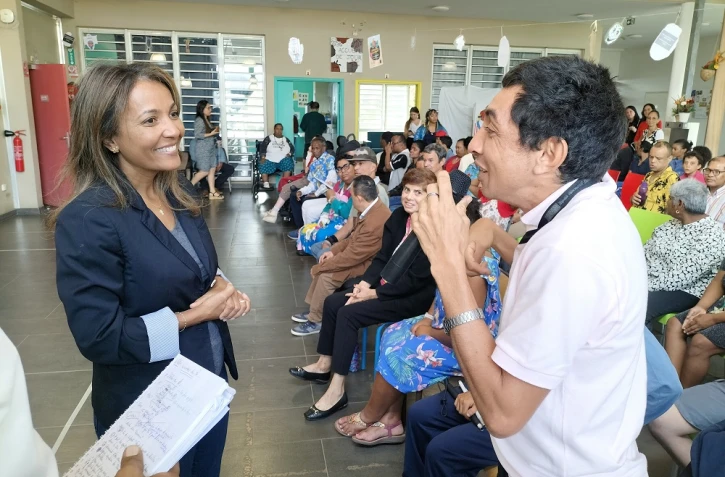 Marie-Alice Sinaman à l'association Irsam