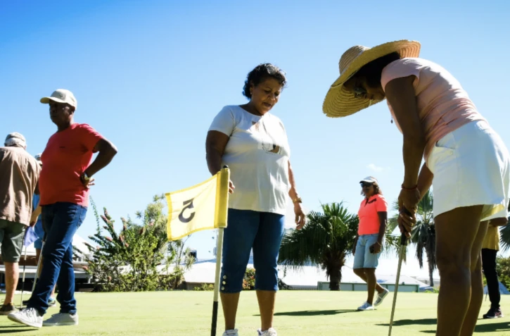 Saint-Paul : initiation au golf avec les Z’activités Zarboutan