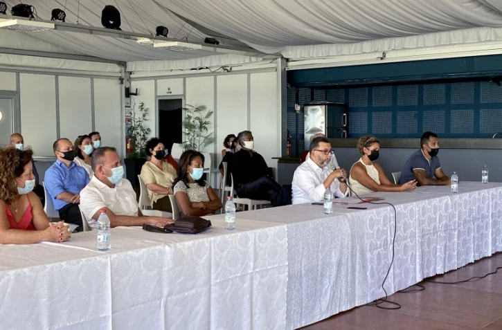 Patrick Lebreton présente sa liste "La Réunion des Territoires"