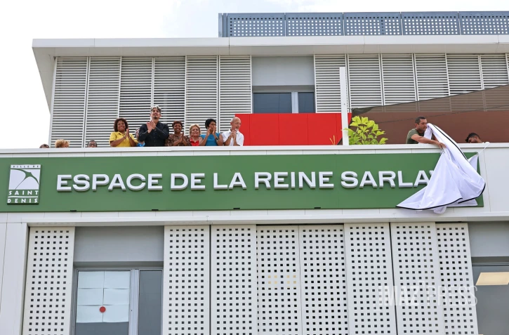 inauguration espace de la reine Sarlava 