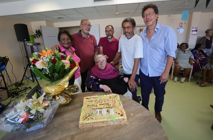 Saint-Pierre : France Marie Amillard fête ses 105 ans
