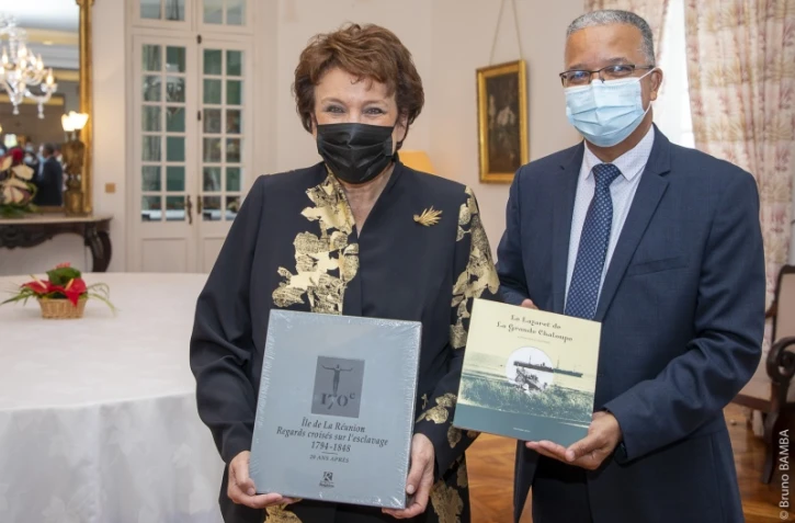  Le Département présente l'évolution du projet du musée de Villèle à Roselyne Bachelot 