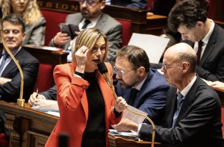 La ministre de la Transition écologique le 12 février à l'Assemblée nationale © AFP - Telmo Pinto/Nurphoto