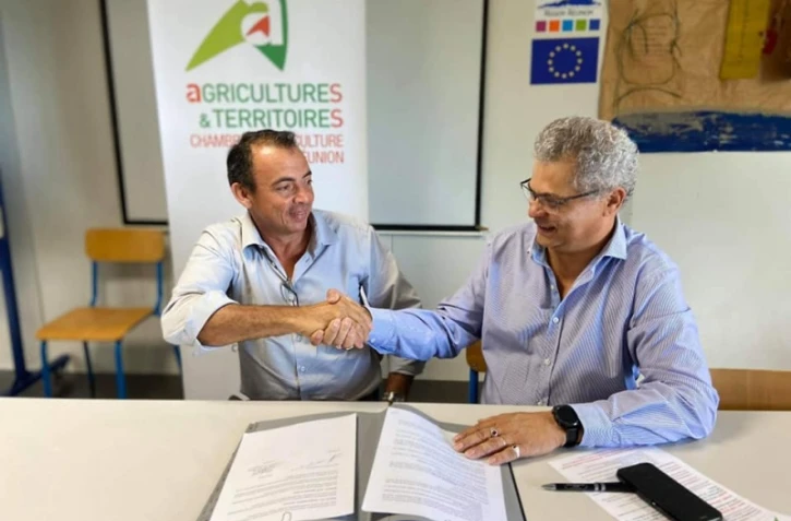Signature d'une convention sur la transformation des produits de la ferme