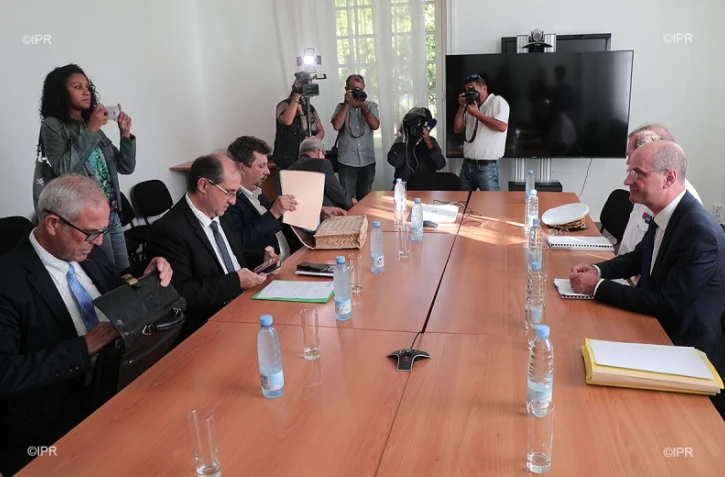 Arrivée ministre éducation 17 août 2017