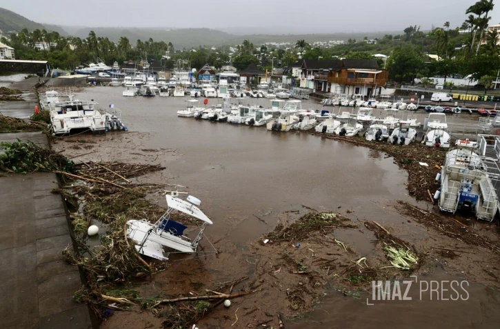 Cyclone Belal : port de Saint-Gilles