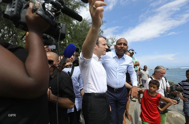 Emmanuel Macron en visite à La Réunion