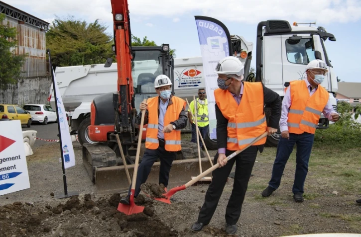 travaux de modernisation de la ZAE de Trois-Mares