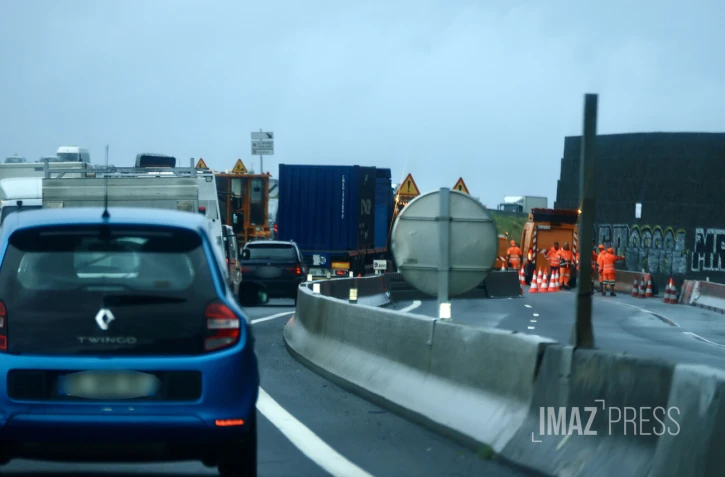 pluie route du littoral